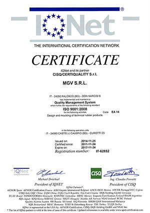 Certificato ISO 9001:2008 